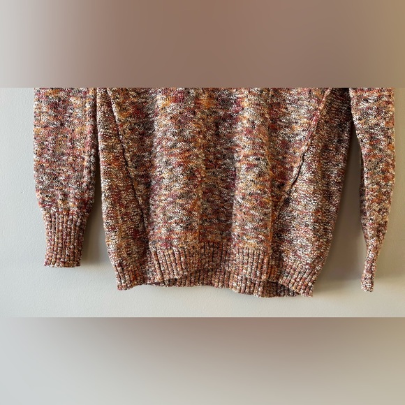 Haggar Petite Women's Speckled Cowl Neck Sweater-XS-Cotton blend- Cottagecore - Picture 2 of 8